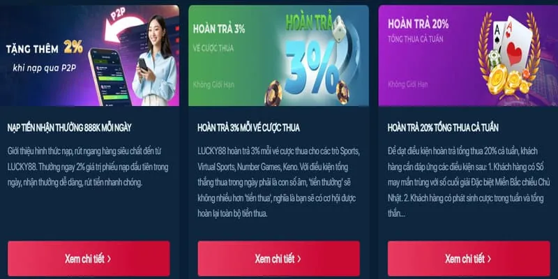 Giao diện ip88 app trên di động